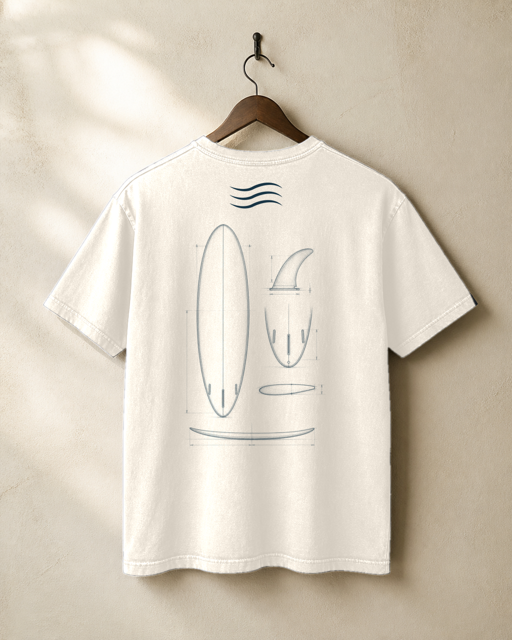 Midlength Egg 2+1 Tee