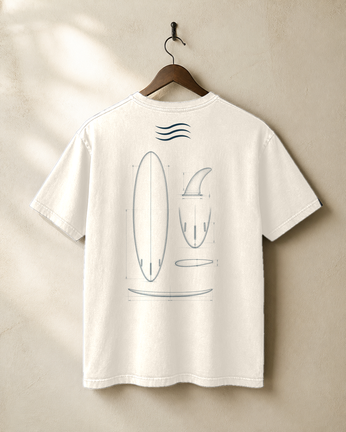 Midlength Egg 2+1 Tee