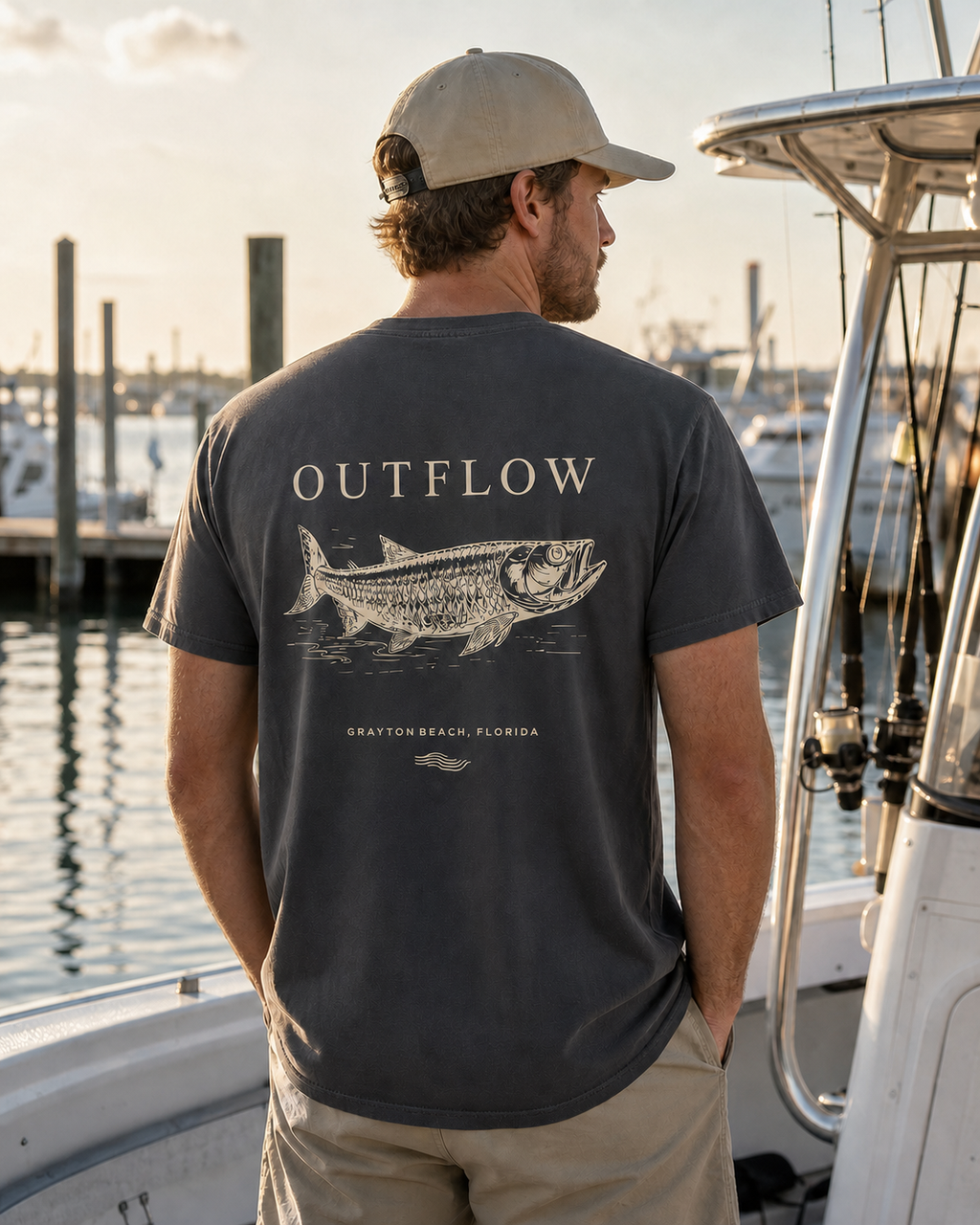Tarpon Sketch Tee — Respect the Legend